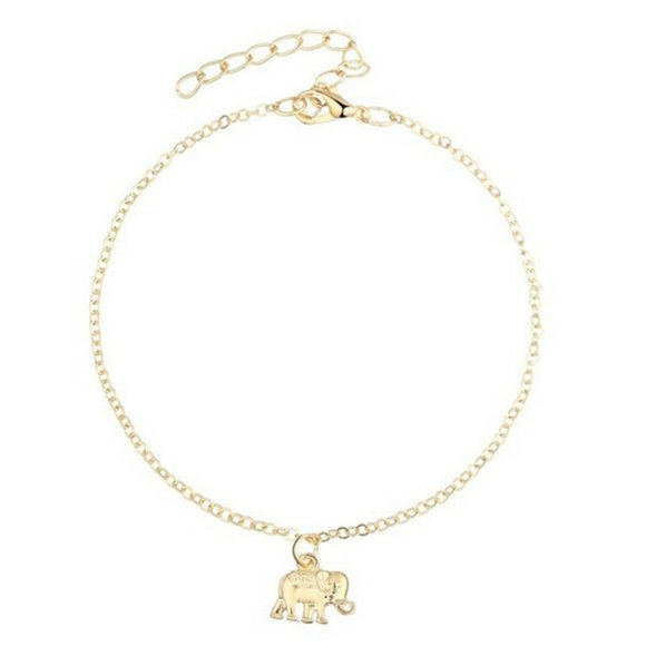 New Gold Elephant Anklet - Picture 7 of 8
